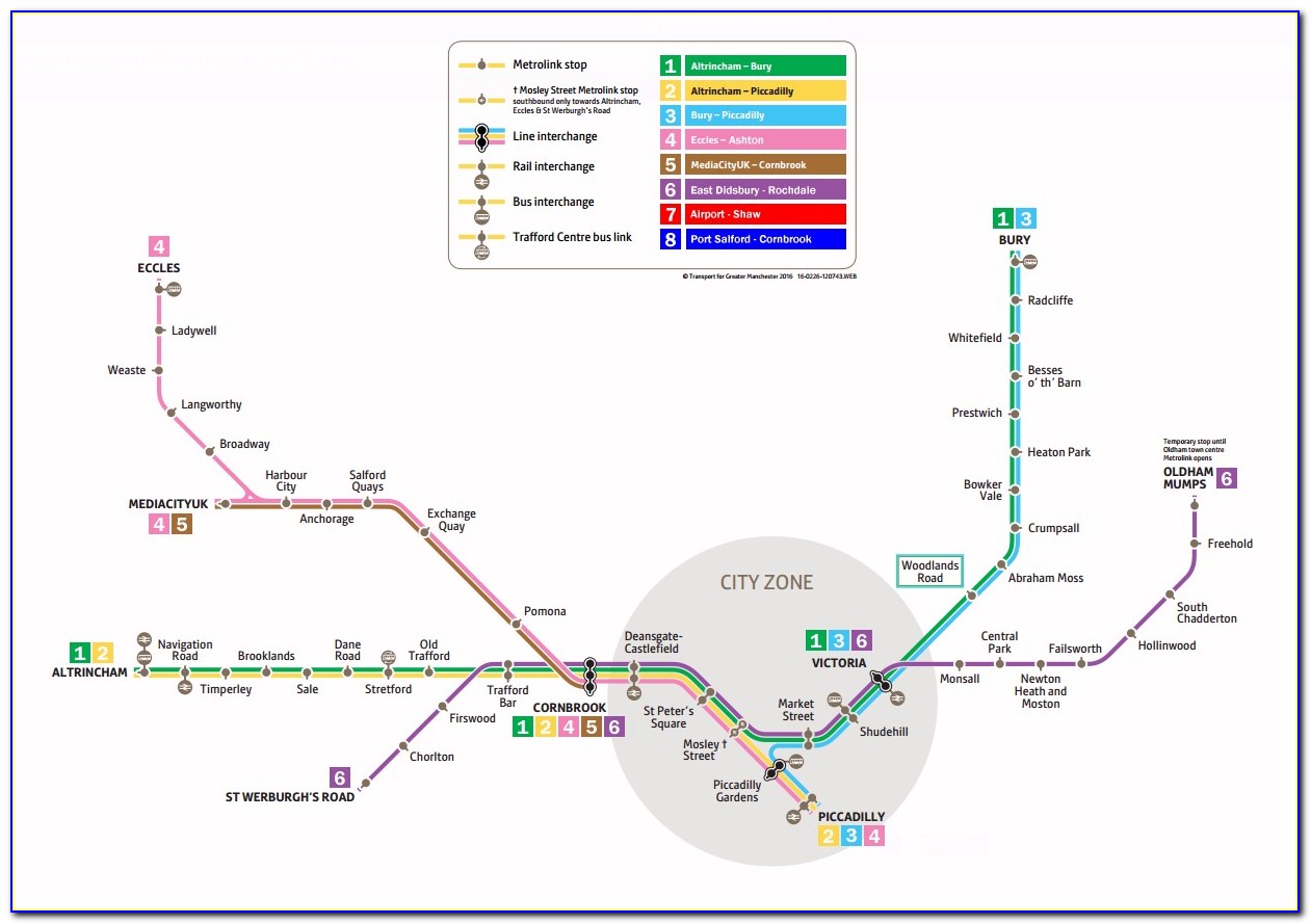 Metrolink Train Route Map