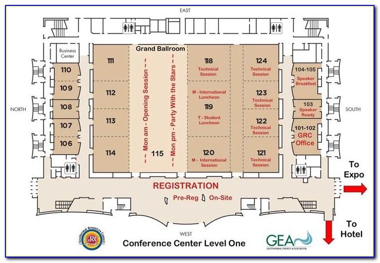Mgm Convention Center Map