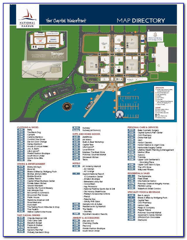 Mgm National Harbor Theater Map
