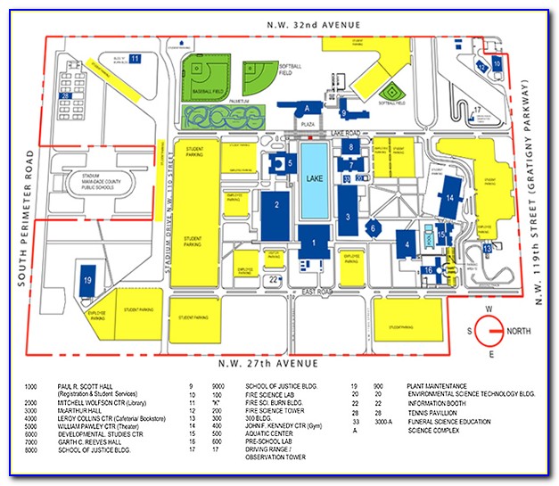 Miami Dade College Medical Campus Map
