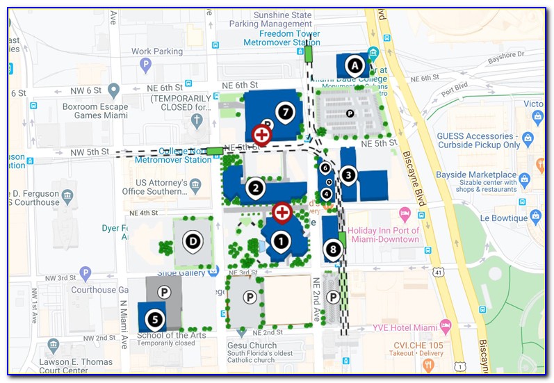 Miami Dade College North Campus Map