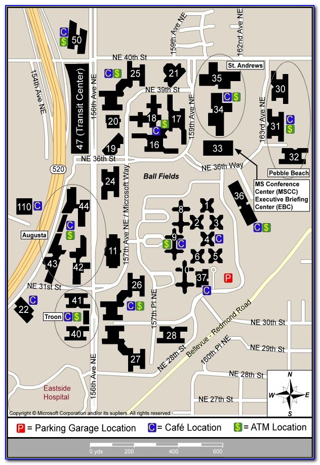 Microsoft Redmond Campus Google Maps