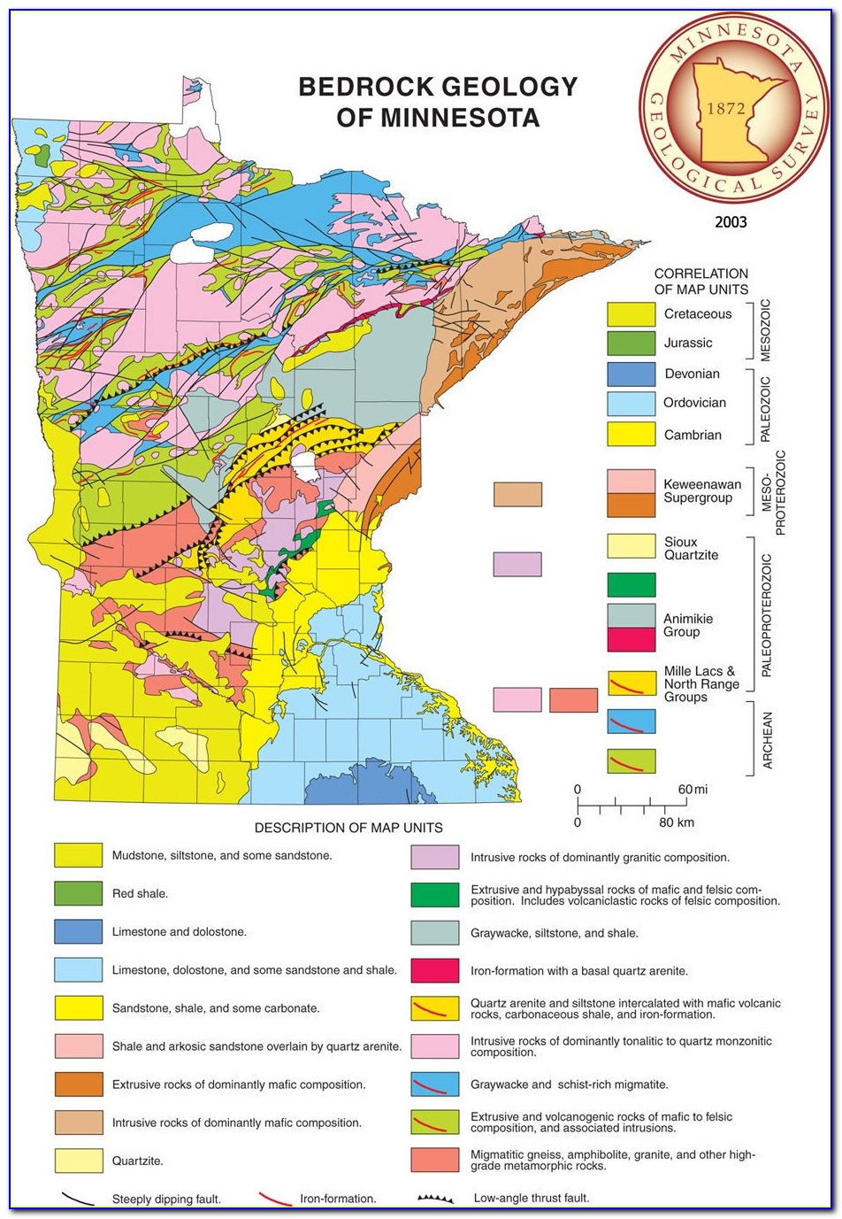 Minnesota Agate Map