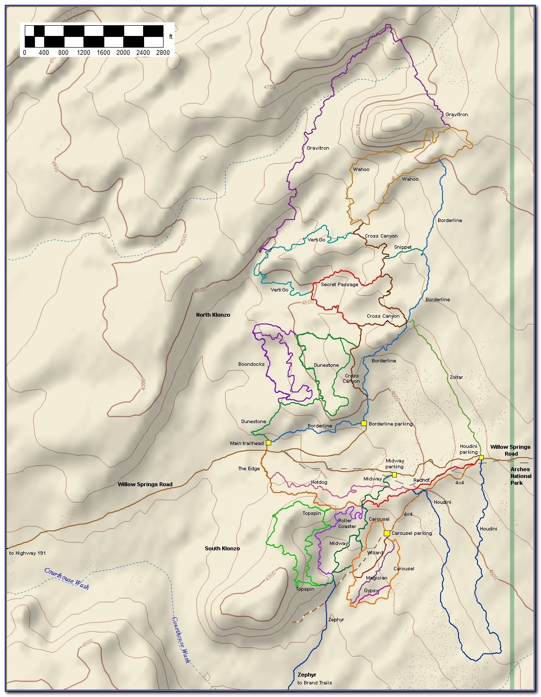 Moab Utv Trail Map Pdf