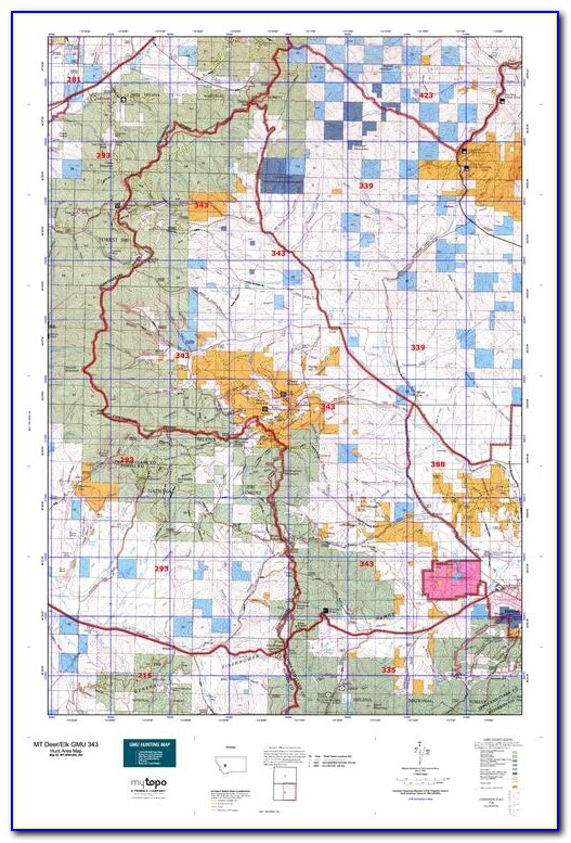 Montana Hunting Zone Map