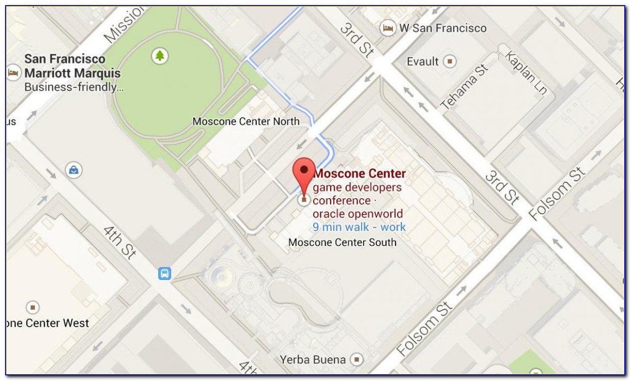 Moscone Center Floor Map