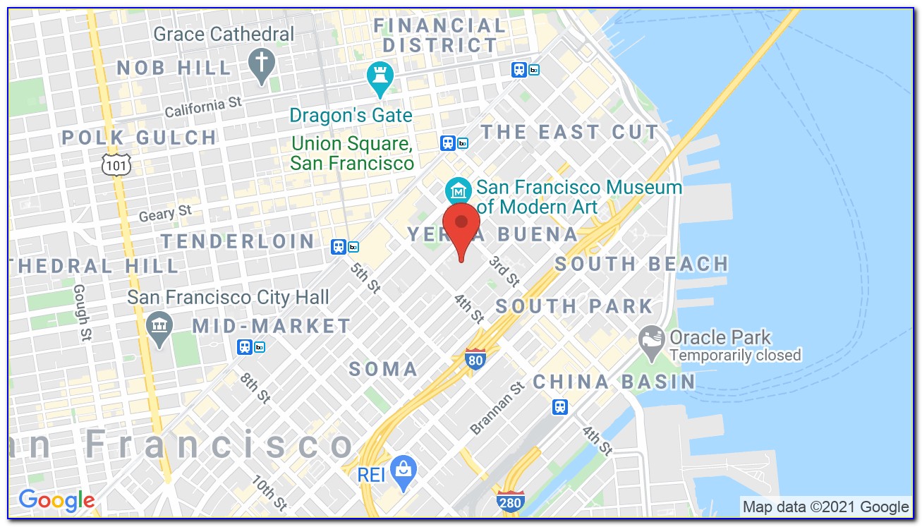 Moscone Center Map San Francisco