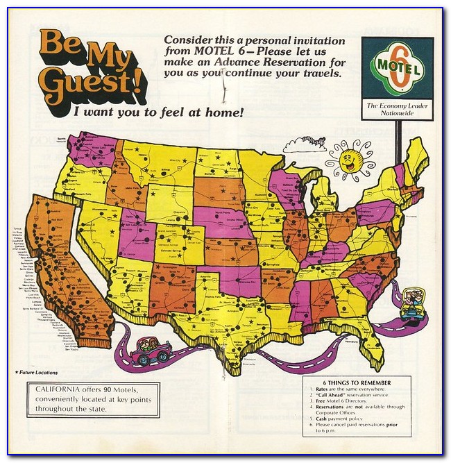 Motel 6 Map Usa