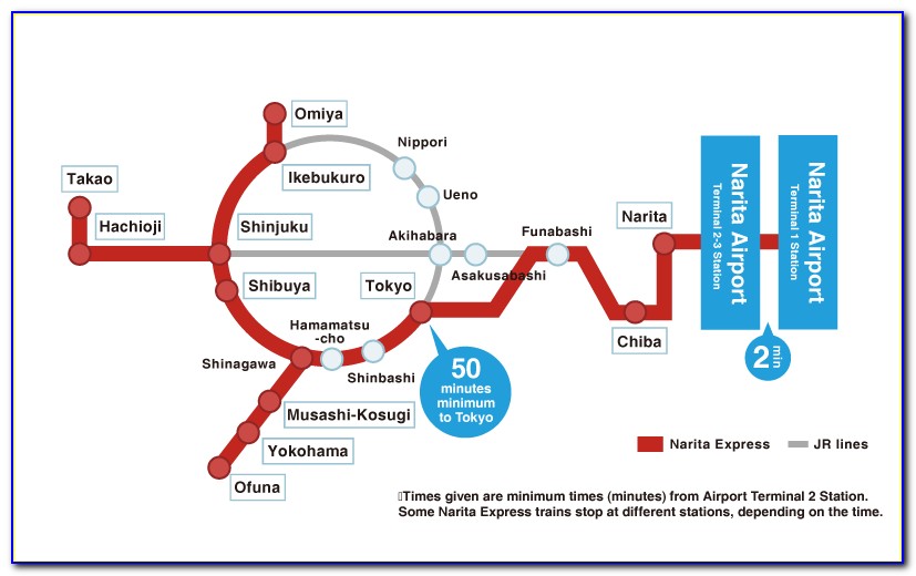 Narita Express Map Pdf