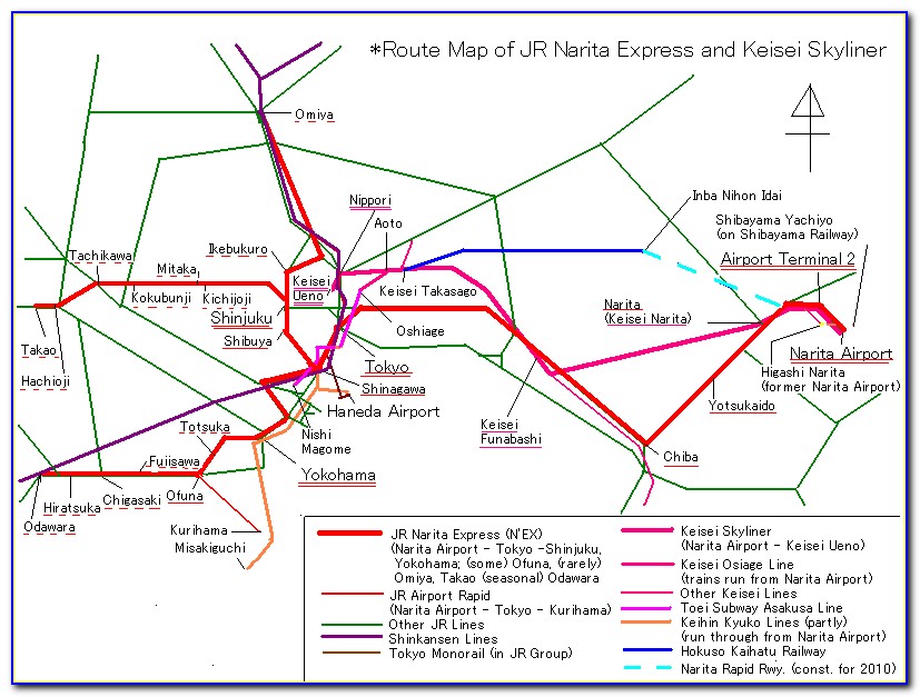 Narita Express Seat Map