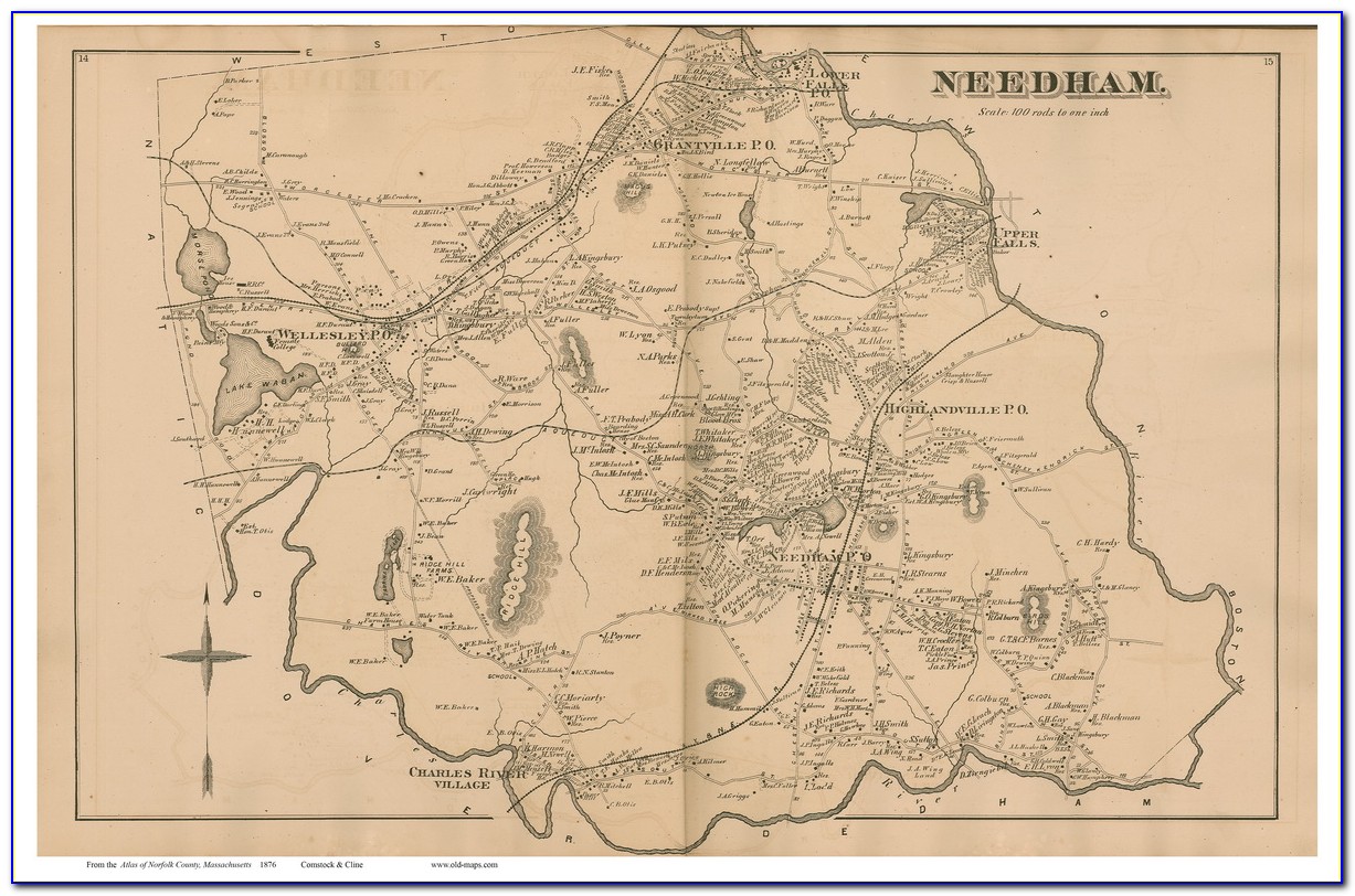Needham Ma Flood Map