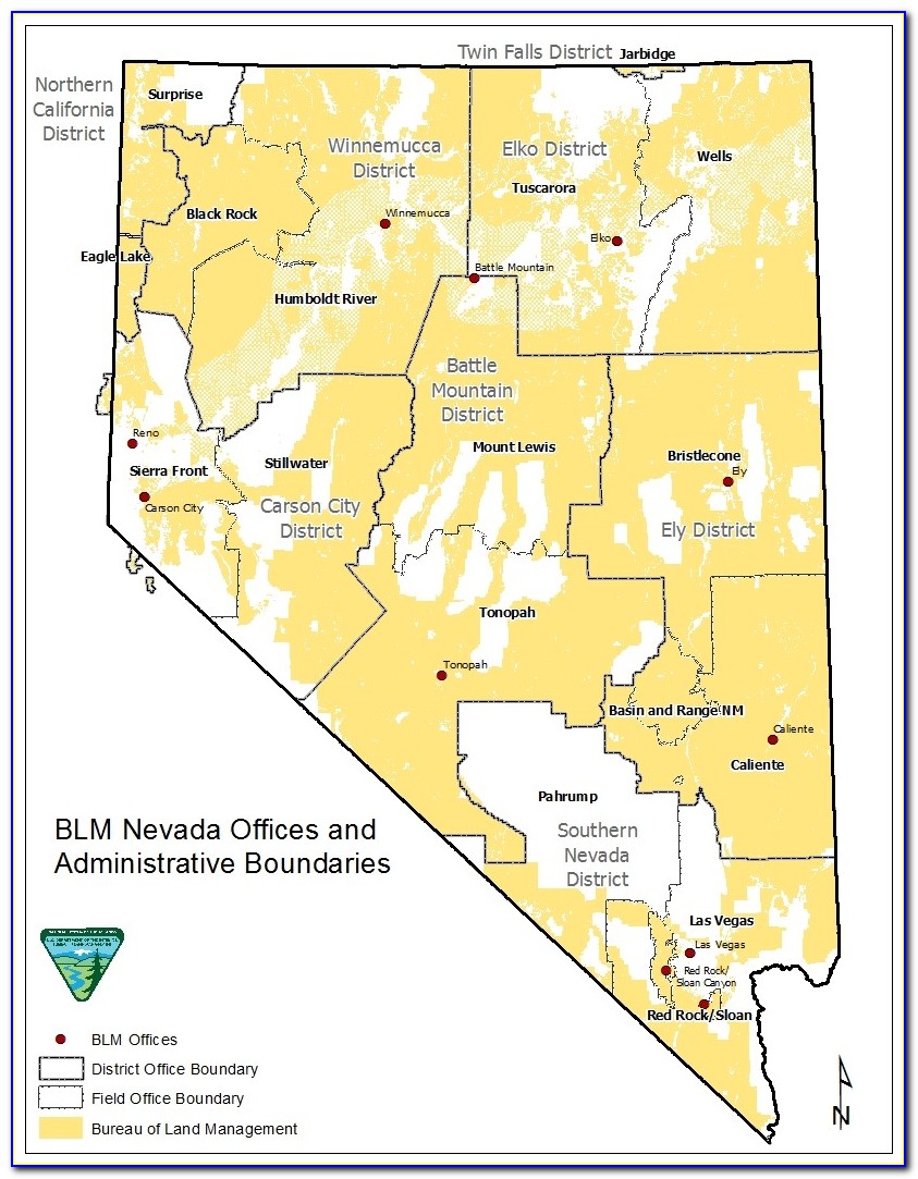 Nevada Blm Map