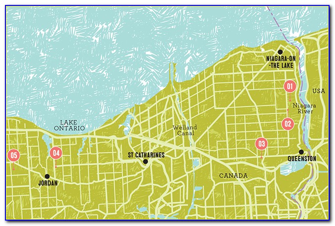 Niagara On The Lake Map Attractions