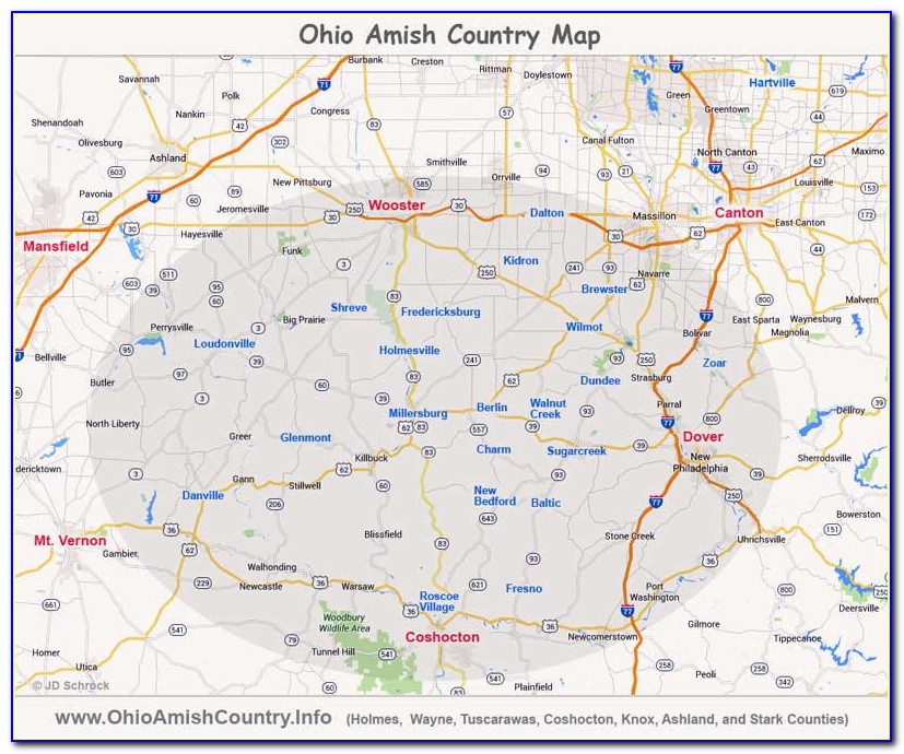 Northwest Ohio Wineries Map