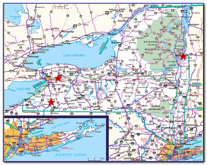 Ny Campgrounds Map