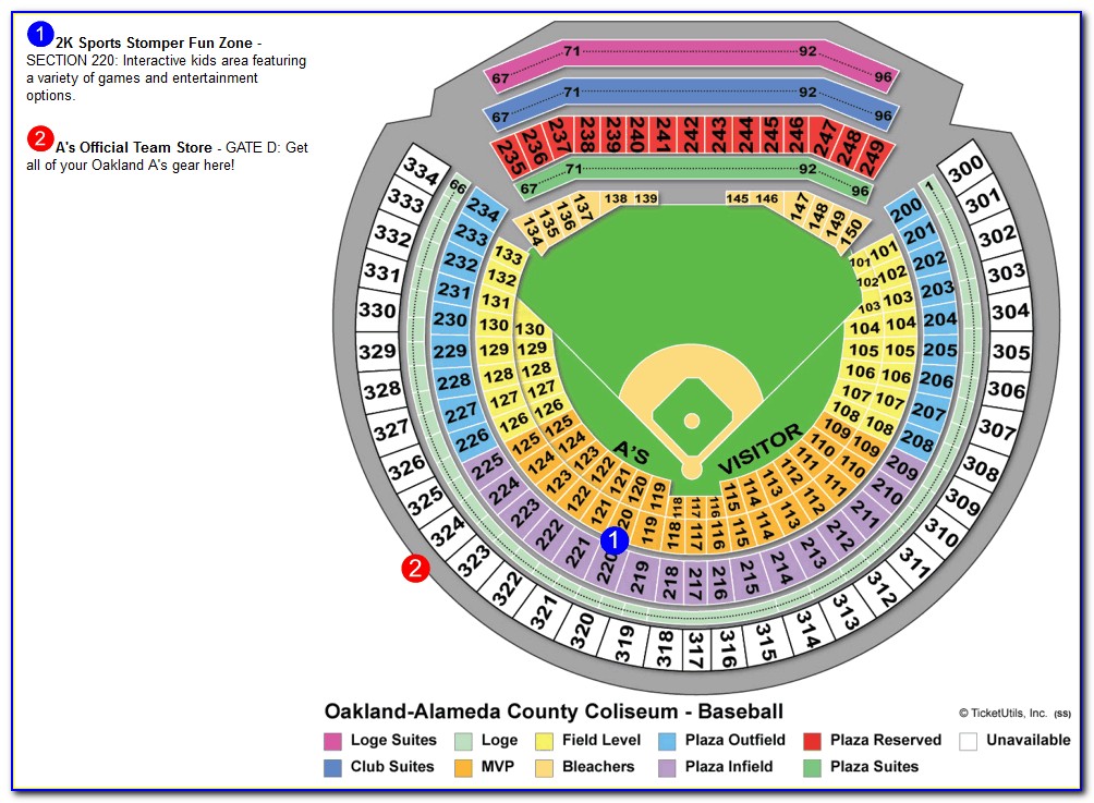 Oakland Arena Concert Seating Map