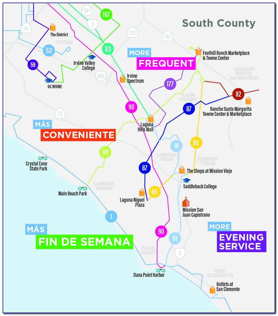 Octa Bus Route 53 Map