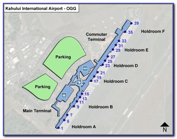 Ogg Airport Gate Map