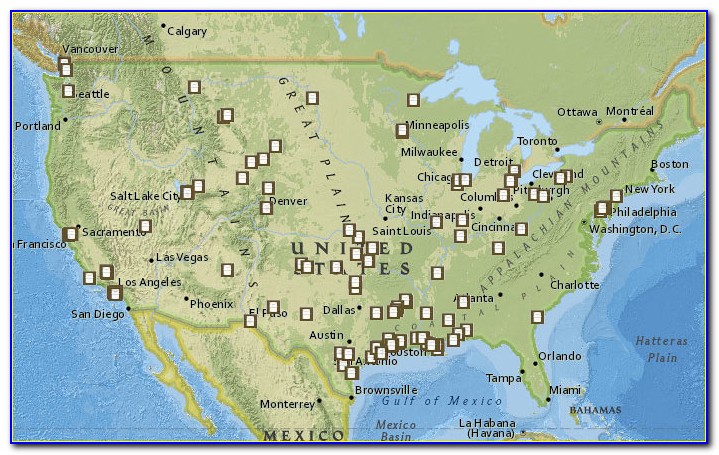 Oil Refineries In Usa Map