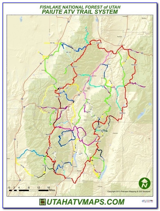 Paiute Atv Trail Map Download