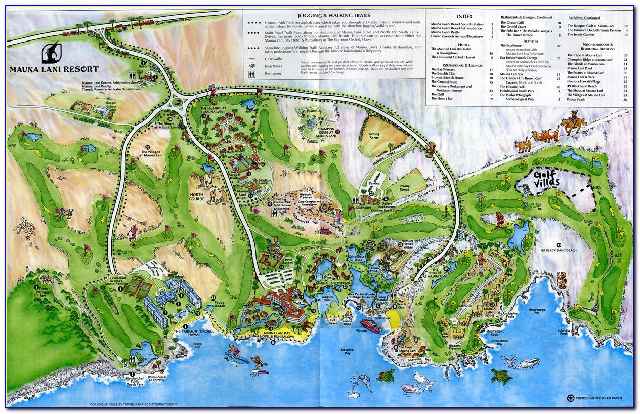 Palm Villas Mauna Lani Resort Map