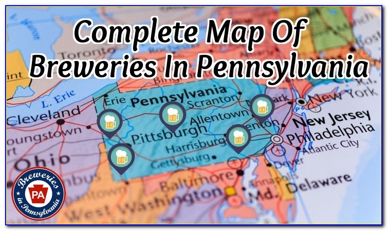 Pennsylvania Breweries Map