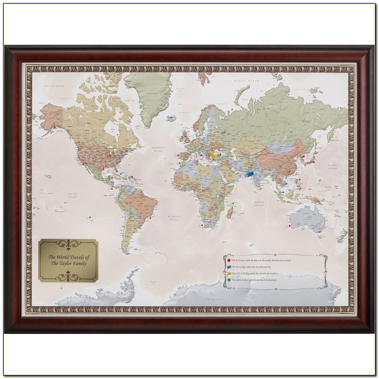 Personalized Us Travel Map