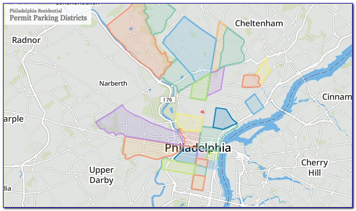 Philadelphia Free Parking Map