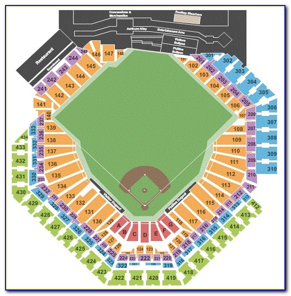 Phillies Seating Map