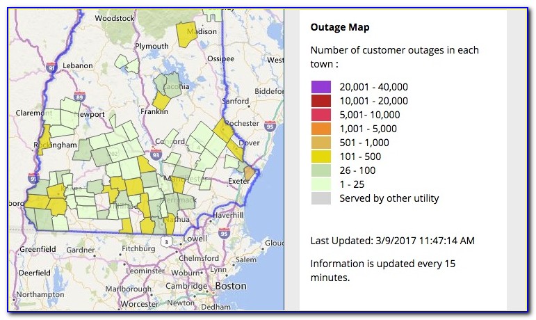 Power Outage Map Nh