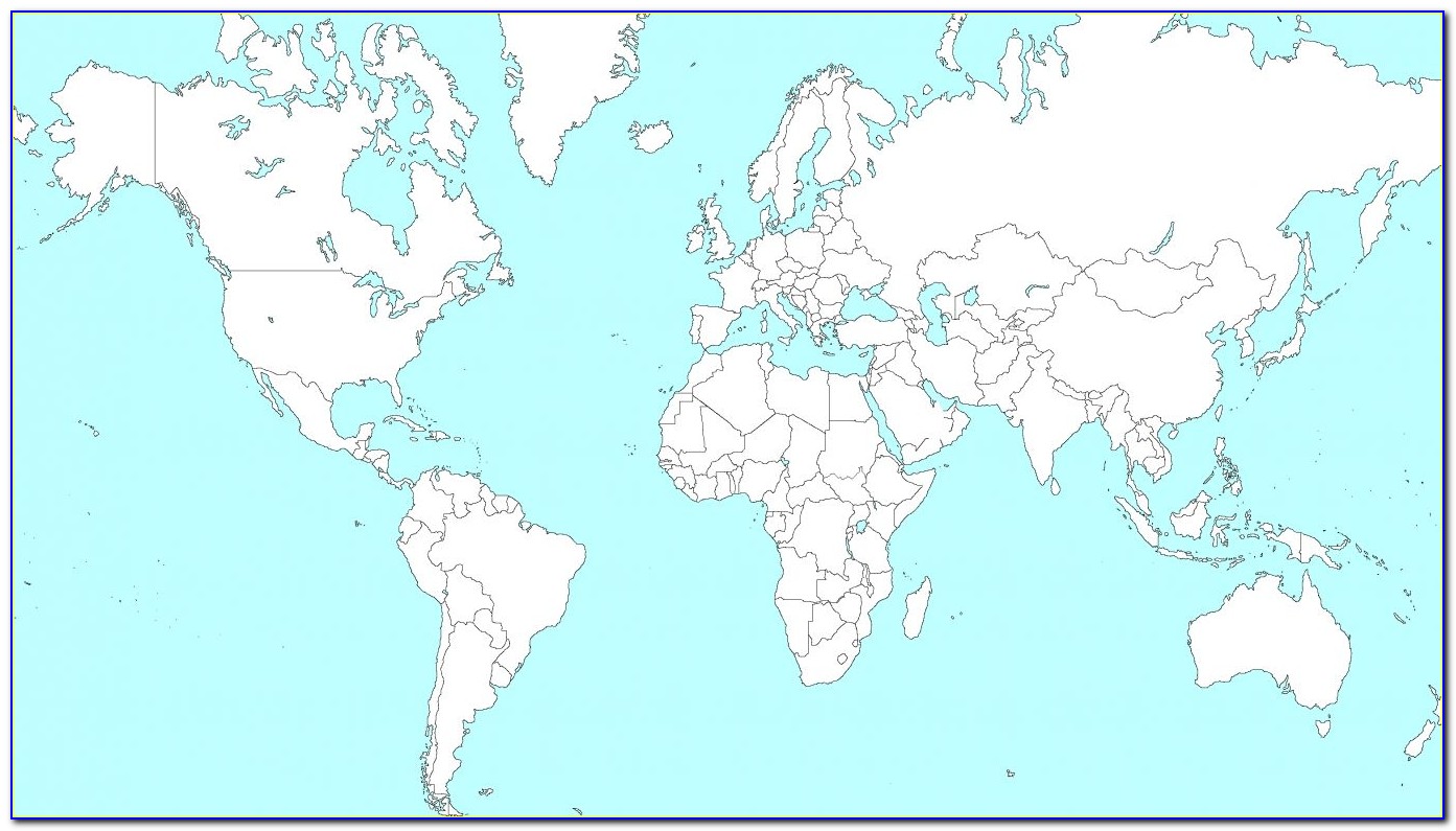 Printable World Map Hd Pdf