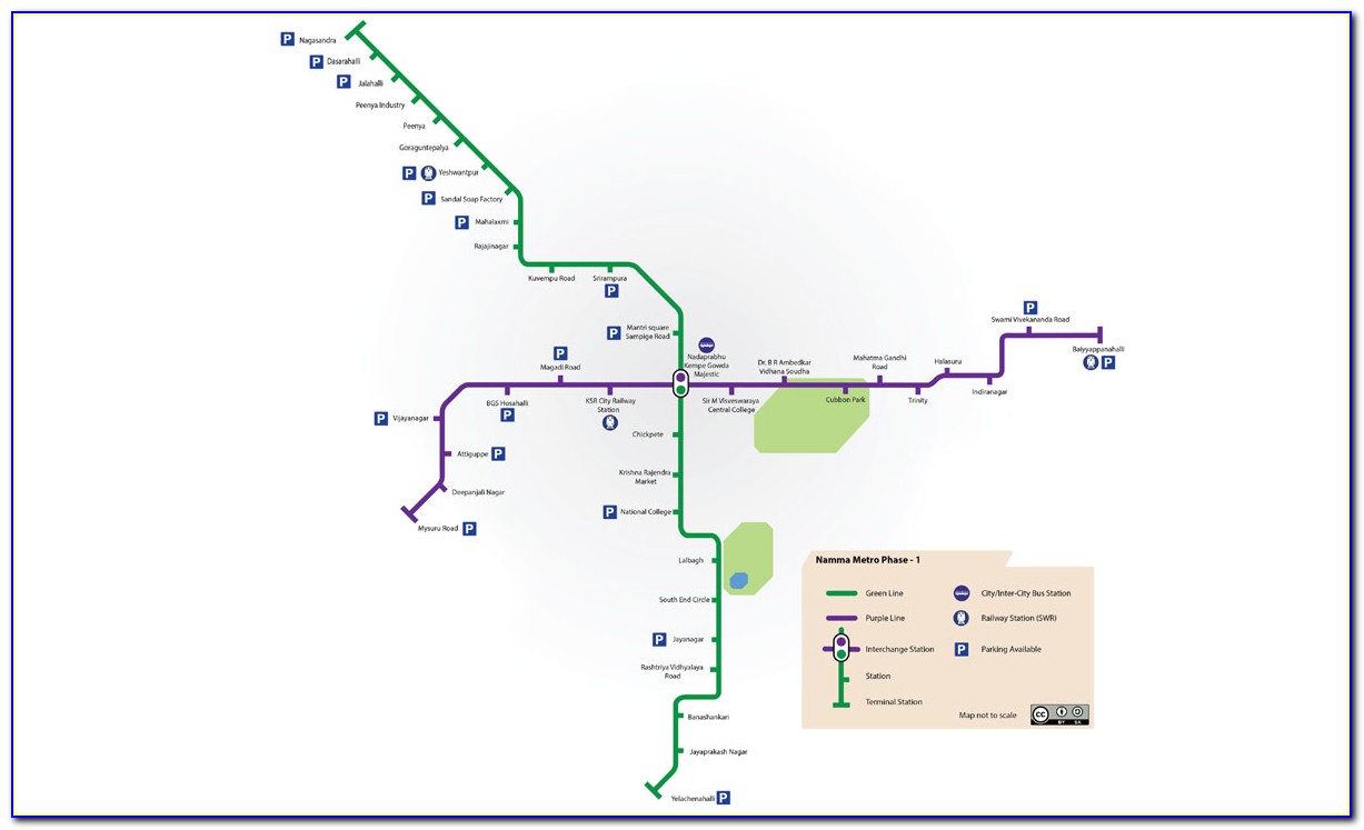Purple Line Metro Map Bangalore
