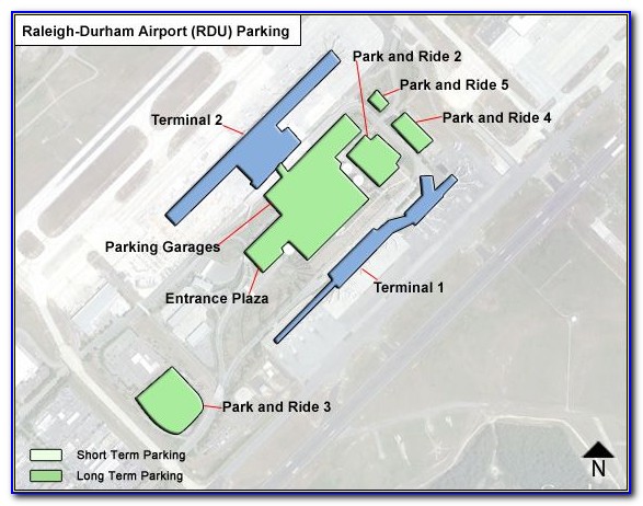 Rdu Parking Map