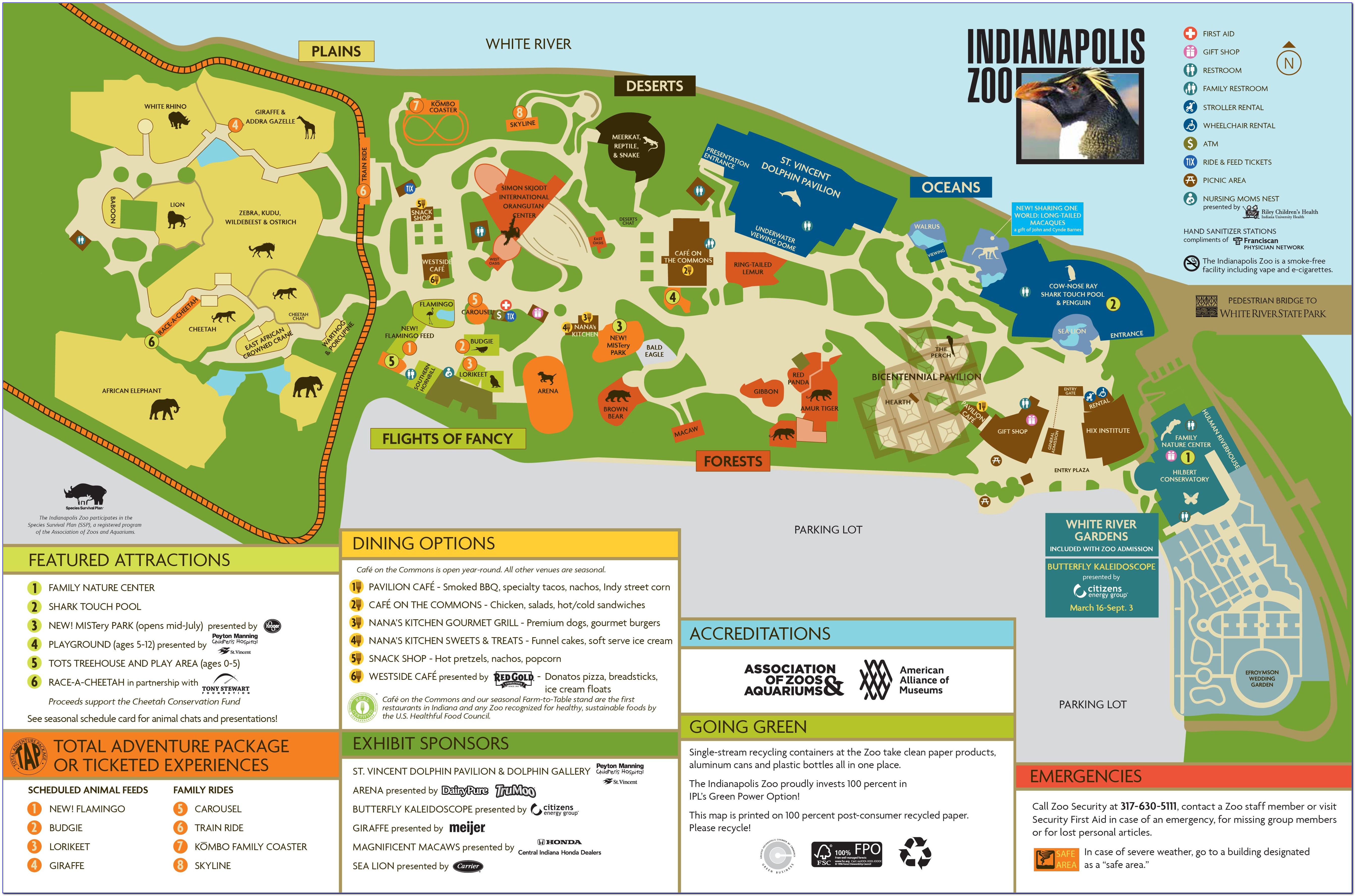 Riverbanks Zoo Park Map