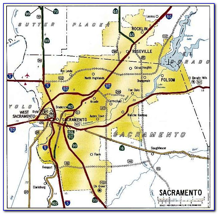 Sacramento Traffic Map