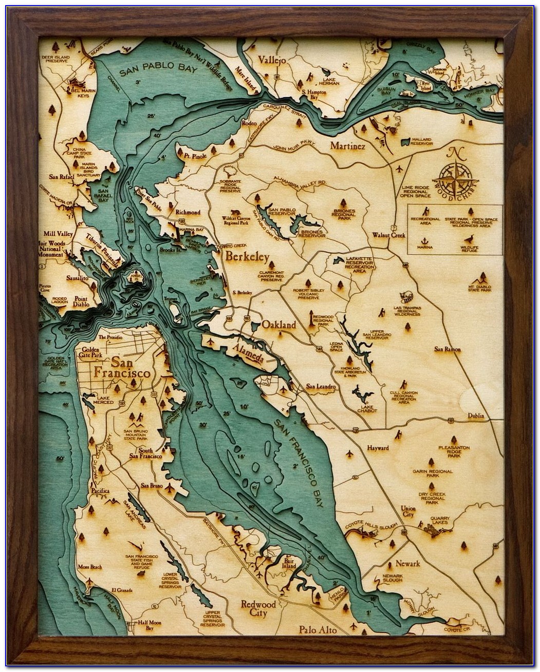 Salish Sea Nautical Map