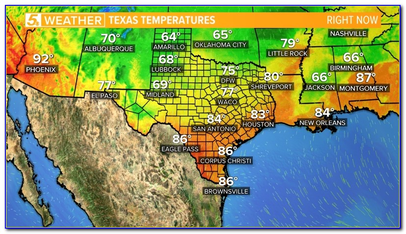 San Antonio Weather Zone Map