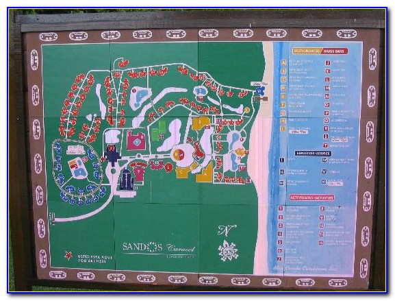 Sandos Caracol Eco Resort Room Map