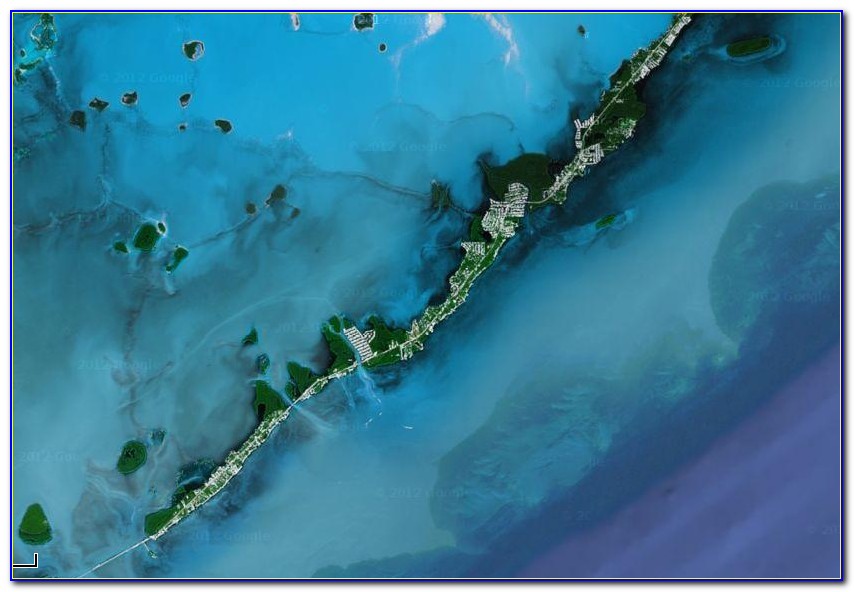 Satellite Map Of Florida Keys