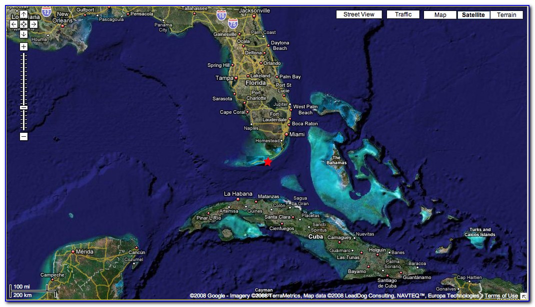 Satellite Map Of Naples Florida