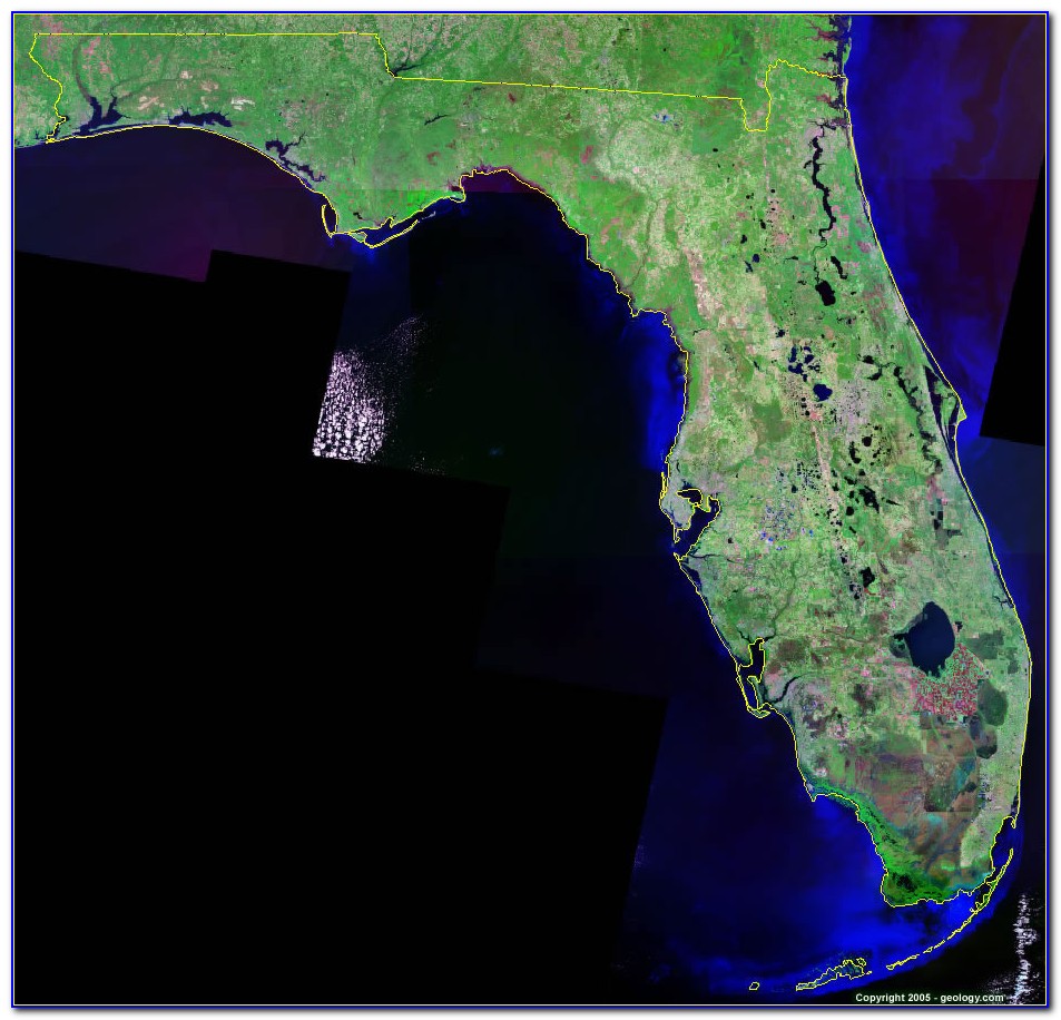 Satellite Map Of Pensacola Florida