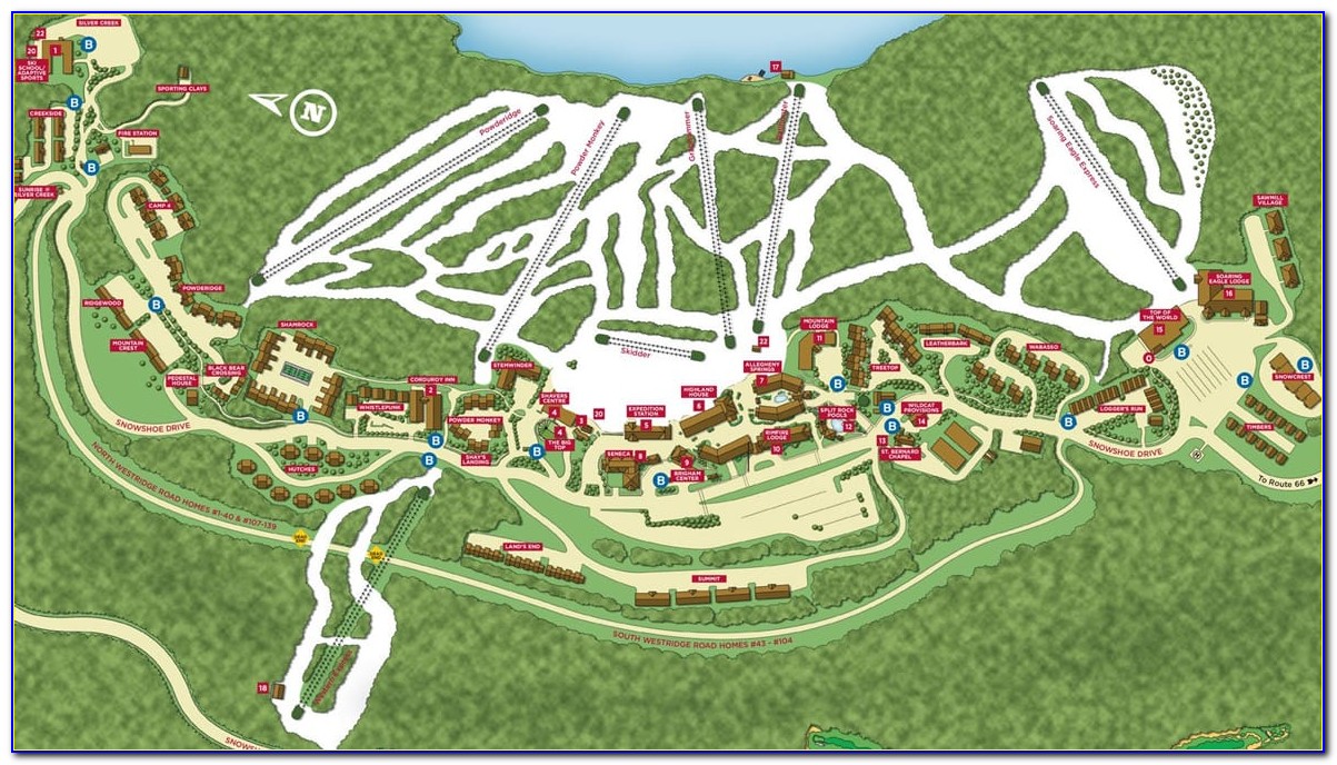 Snowshoe Wv Trail Map