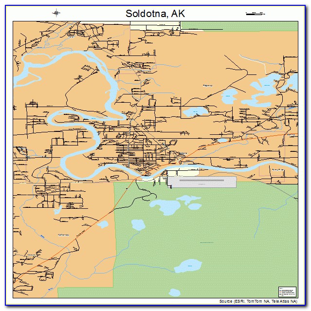Soldotna Alaska Map