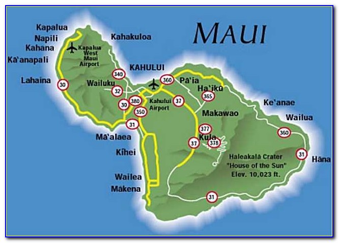 South Kihei Maui Map