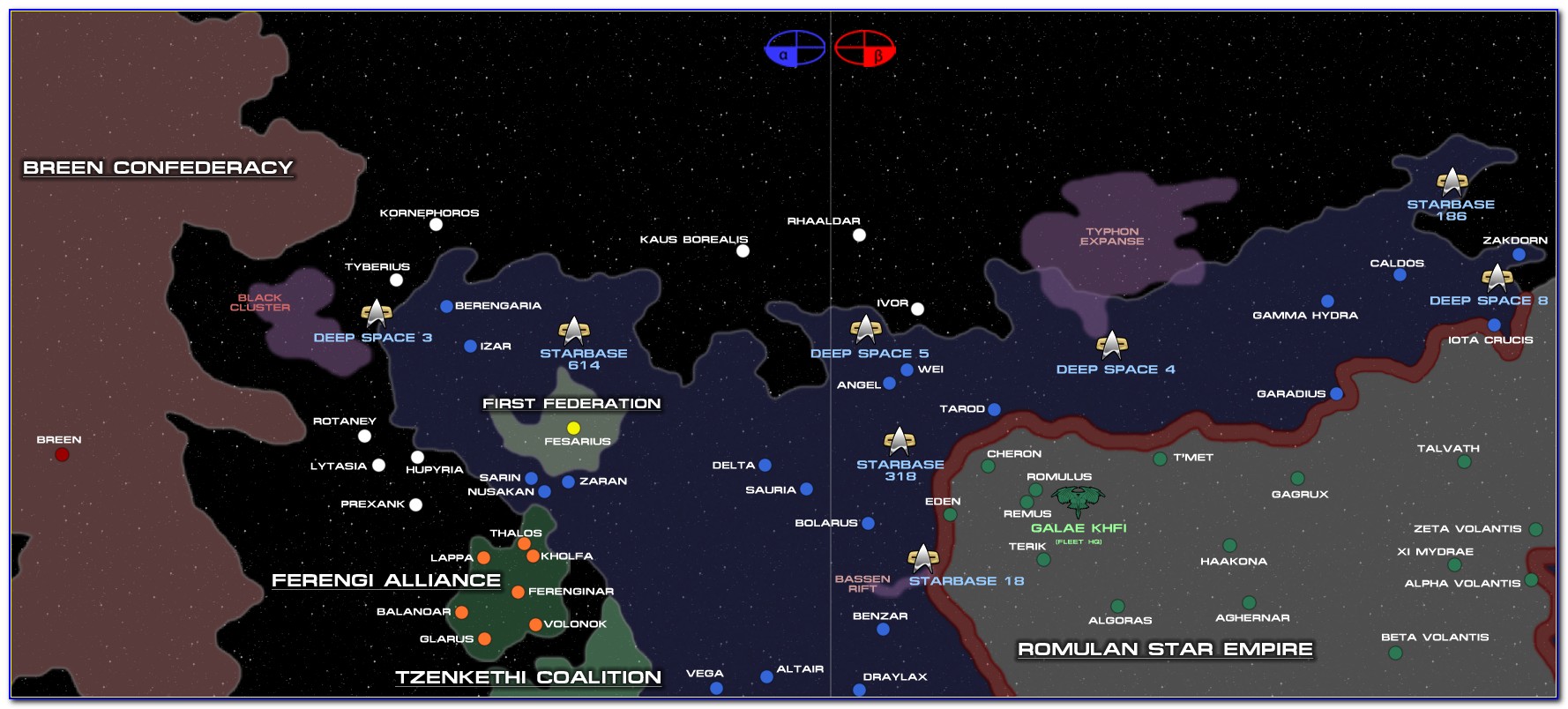 Star Trek Fleet Command Map Enthra Location