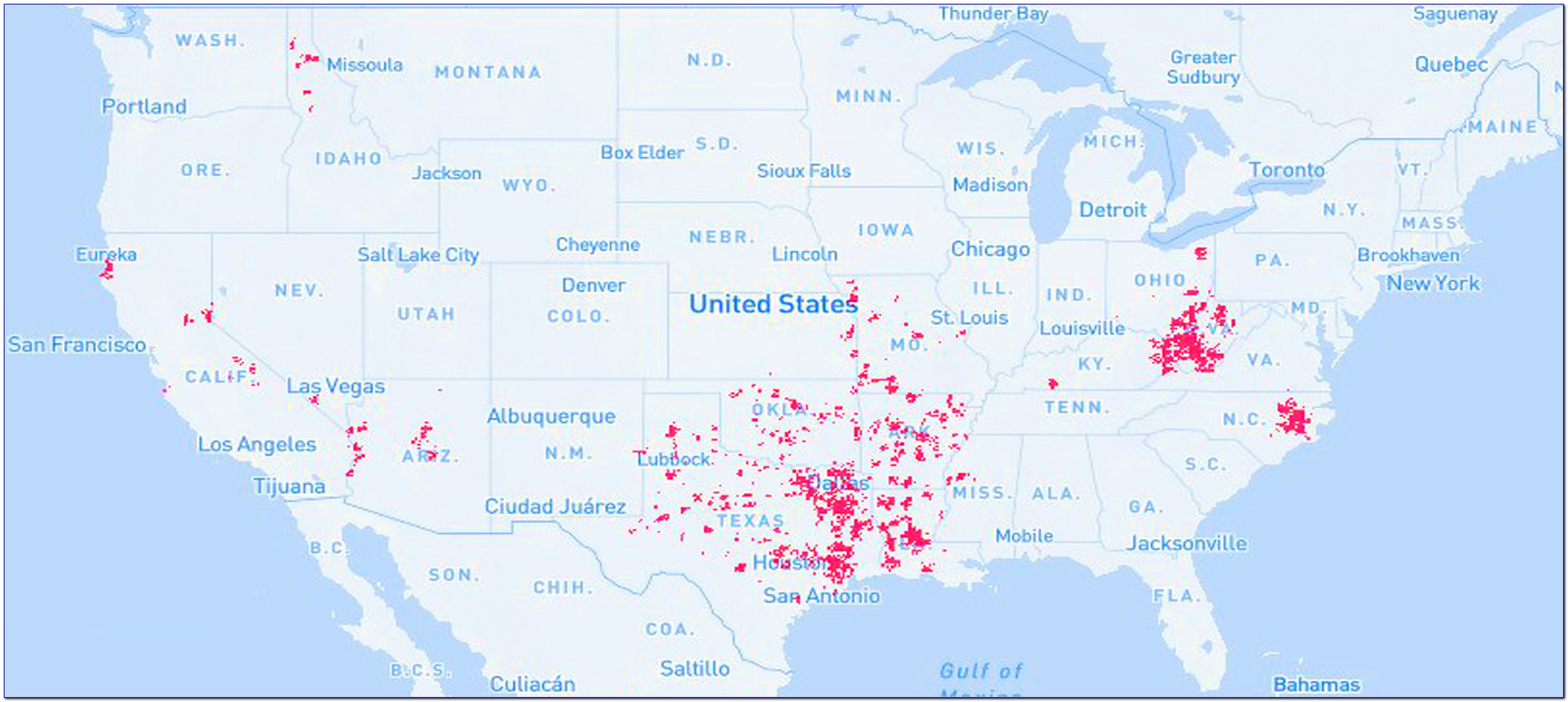 Suddenlink Business Coverage Map