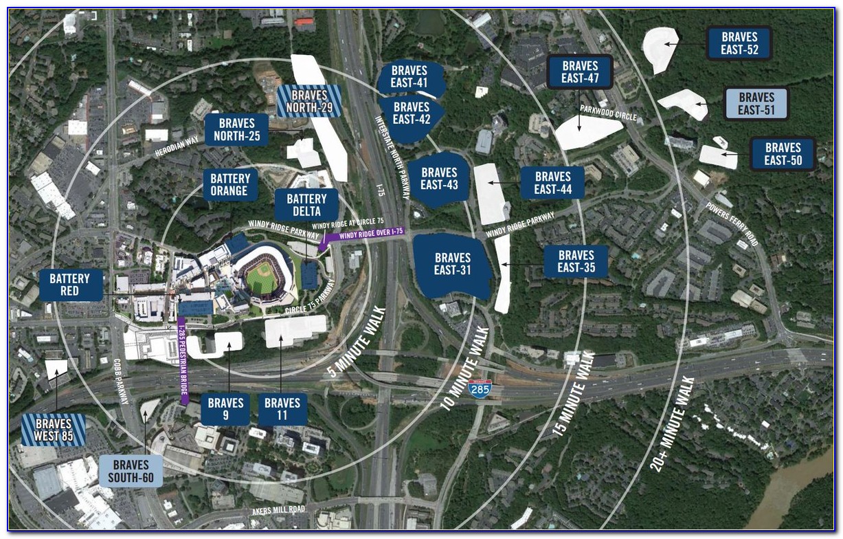Suntrust Stadium Parking Map