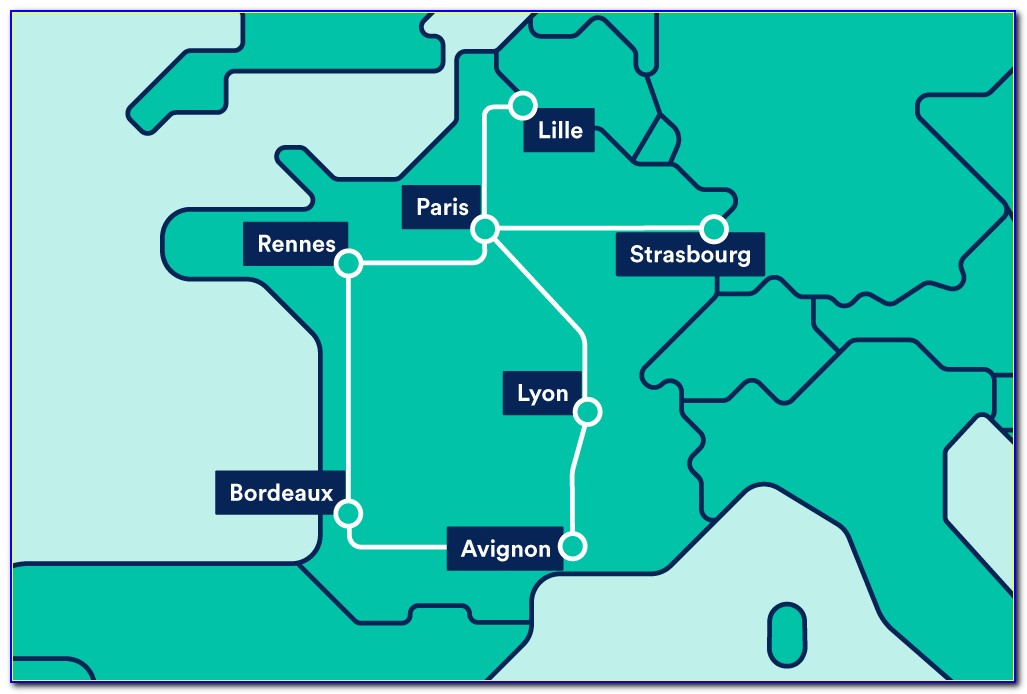 Tgv Train Destinations From Paris