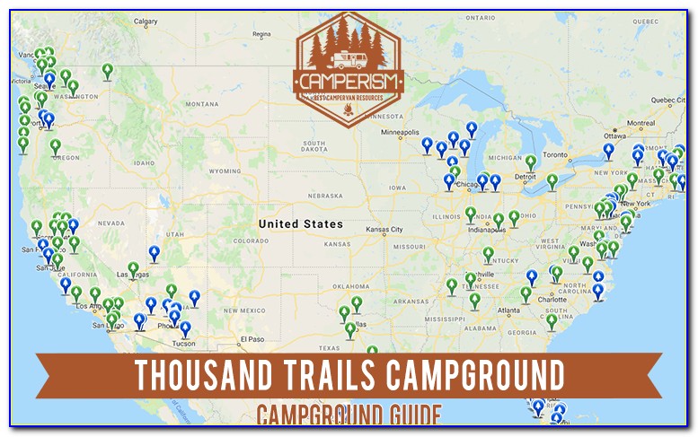 Thousand Trails Idyllwild Campground Map