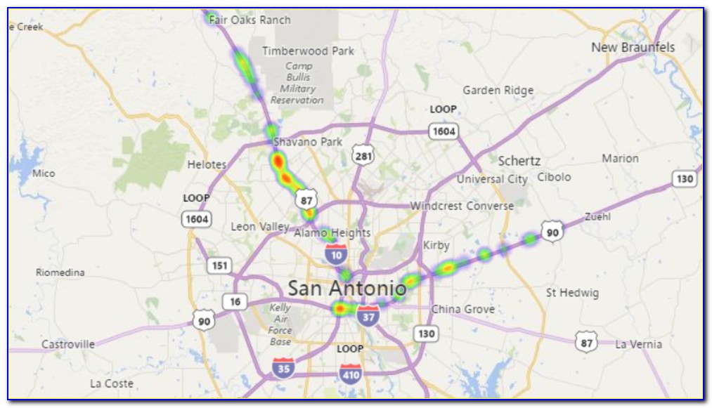 Txdot San Antonio Traffic Map